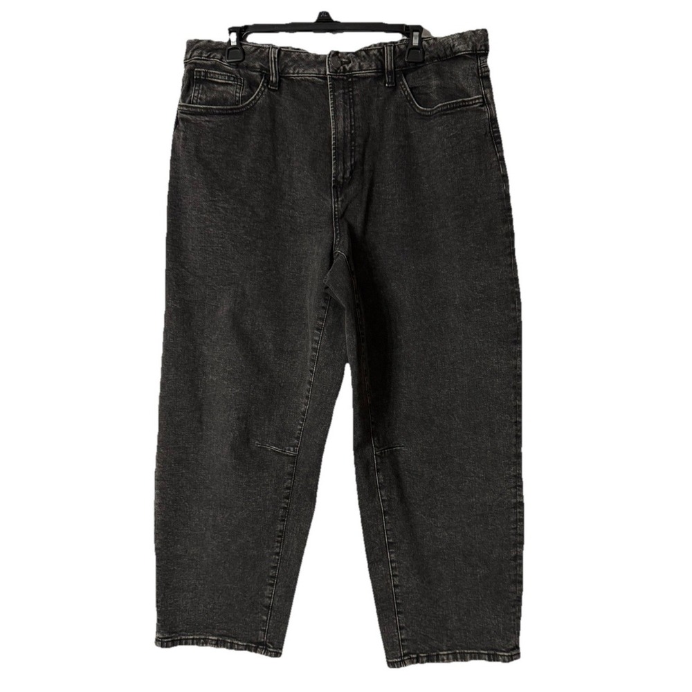 NWT Joes‎ Jeans Relaxed Barrel Ankle Dignity Womens Black Jeans Denim Size 34x26